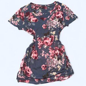 Full Moon Maternity Floral Shirt